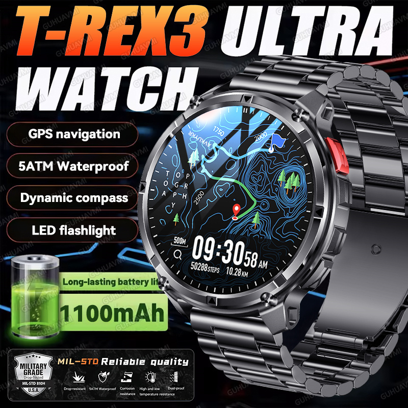 Smartwatch Store - 2026년 신제품 T-Rex3 울트라 1100mAh 밀리터리