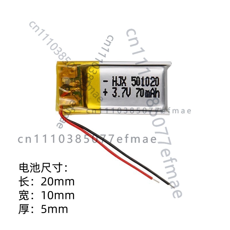 Smartwatch Headset - 501020 리튬 배터리, 무선 TWS 블루투스
