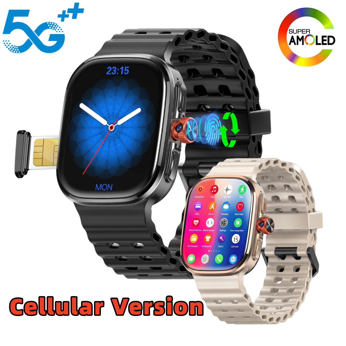 Smartwatch Id - M99 Pro 안드로이드 15.0 2.29'' Amoled