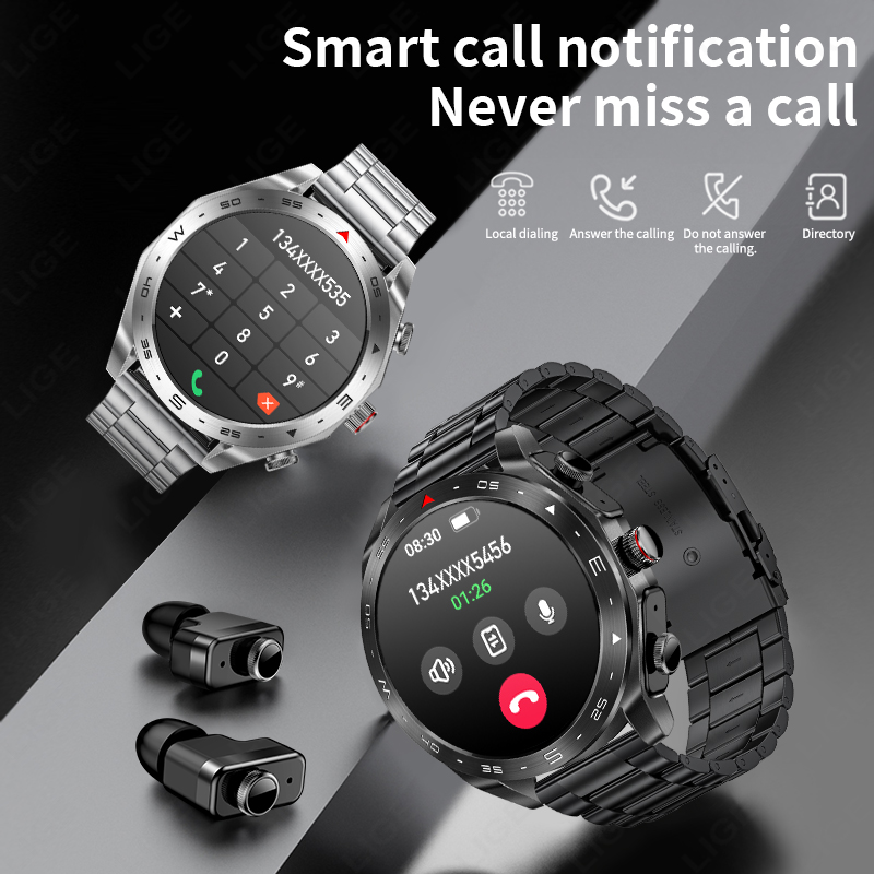 LIGE 스마트워치 이어버드 블루투스 헤드셋 스피커 트 - Smartwatch Headset 리뷰 및 가격