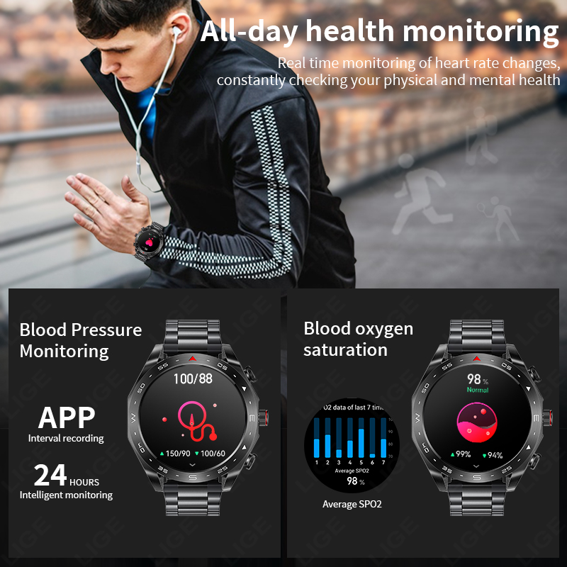 LIGE 스마트워치 이어버드 블루투스 헤드셋 스피커 트 - Smartwatch Headset 리뷰 및 가격