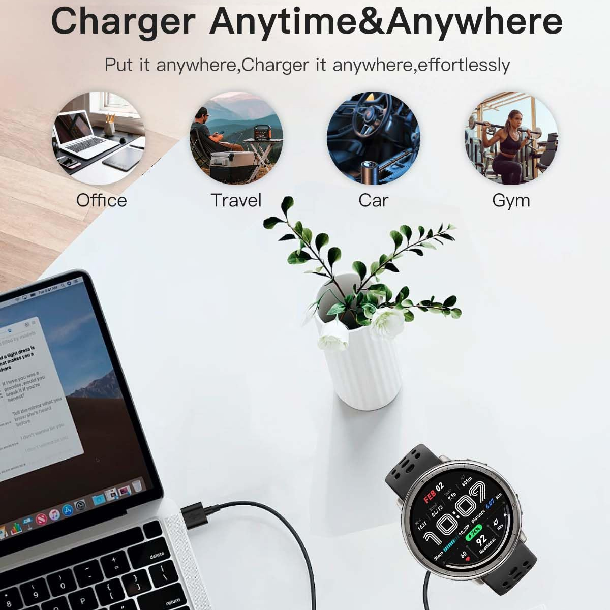 Amazfit Active 2(A2437)용 충전 베이 - Amazfit Smartwatch Accessories 리뷰 및 가격