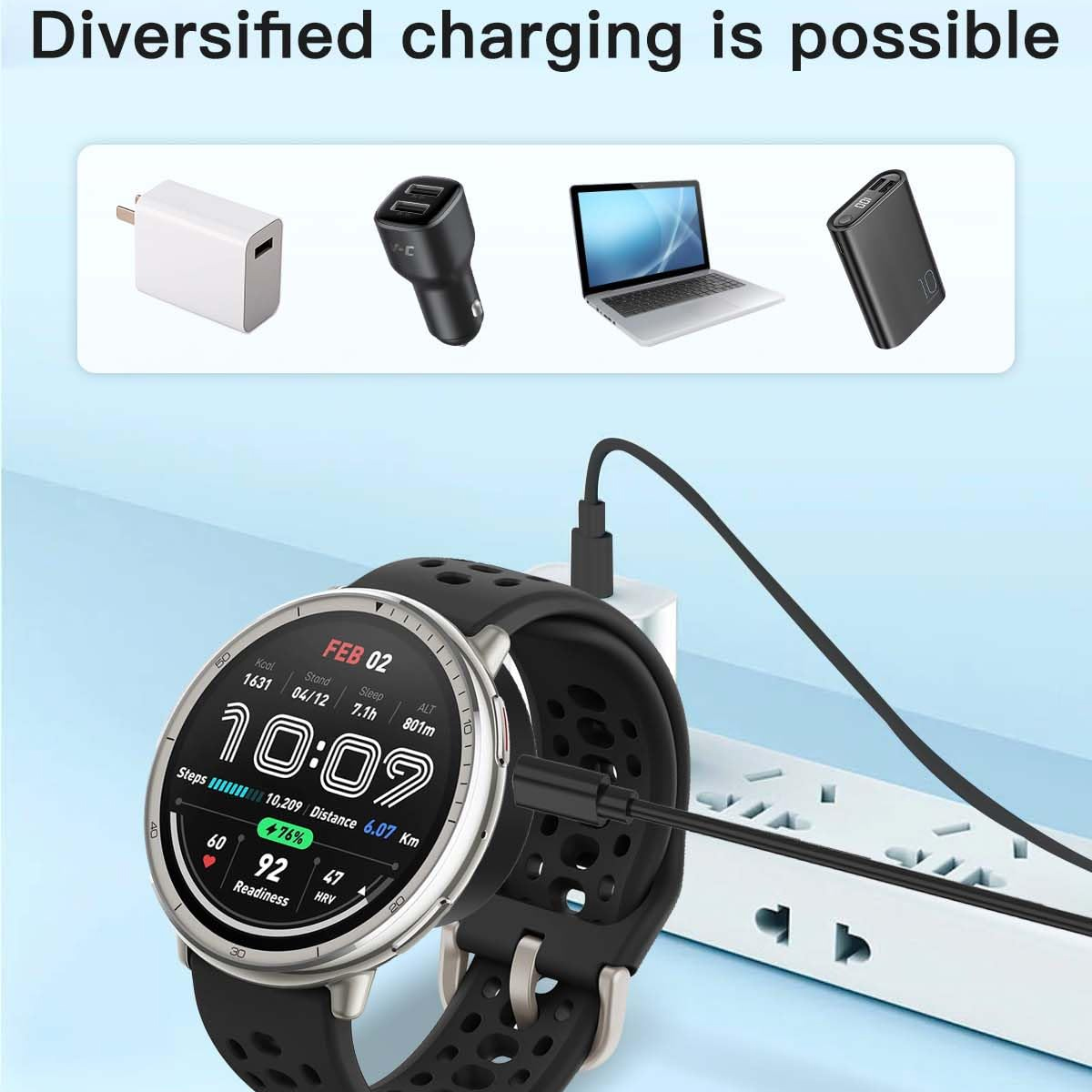 Amazfit Active 2(A2437)용 충전 베이 - Amazfit Smartwatch Accessories 리뷰 및 가격