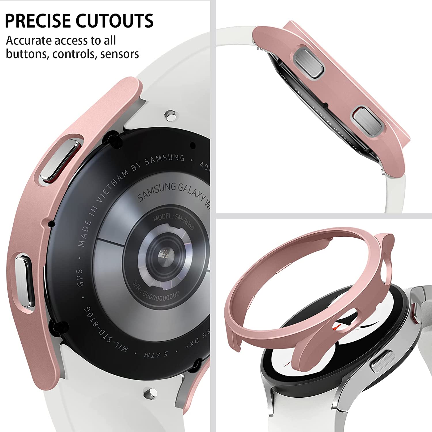 삼성 갤럭시 시계 4 케이스 용 PC 케이스 40mm  - Samsung Smartwatch Accessories 리뷰 및 가격