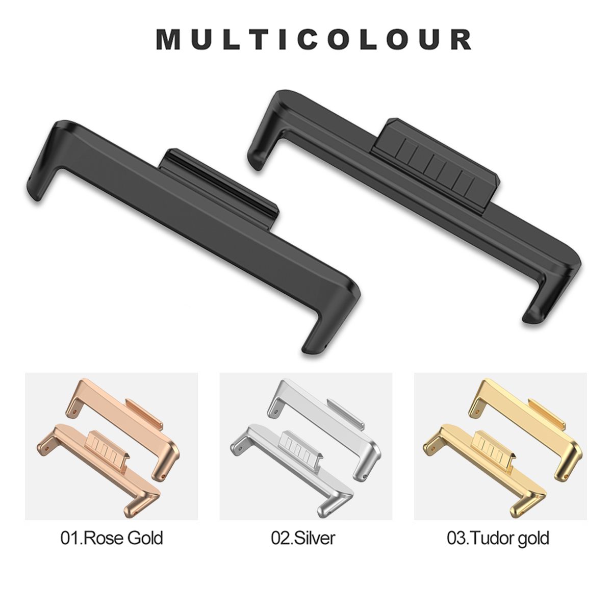1쌍 12/14/18/20/22mm 메탈 커넥터, 화웨 - Watch Band Connector 리뷰 및 가격