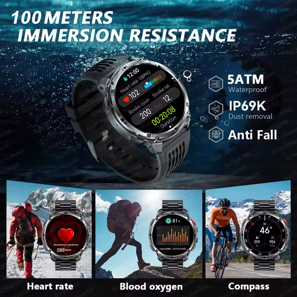 T-REX 3 밀리터리 스마트워치 남성용 1100mAh - Smartwatch Store 리뷰 및 가격