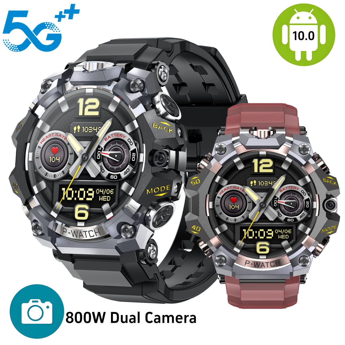 Q668 스마트워치 안드로이드 10.0 1.95인치 A - Smartwatch Id 리뷰 및 가격
