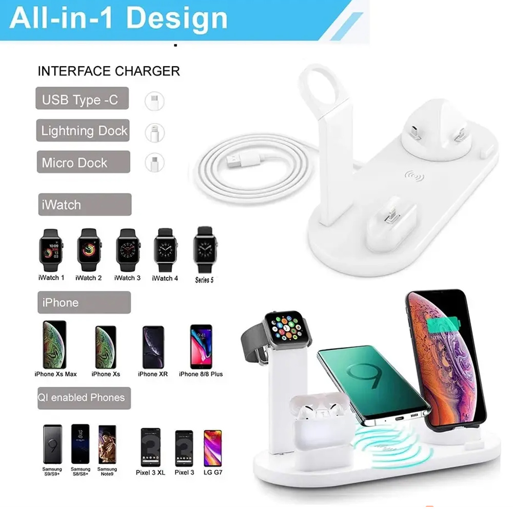 30W 7 in 1 무선 충전 스탠드 패드 (아이폰 1 - Wireless Charger Watch 리뷰 및 가격