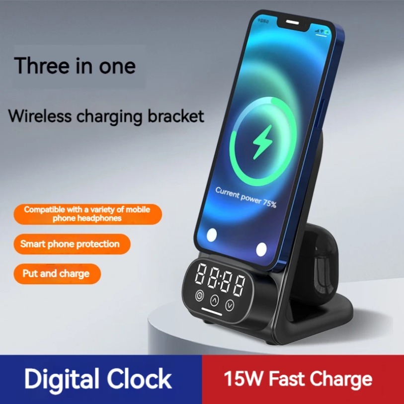 15W 시계 무선 충전 스탠드 에어팟용 타입-C 이어폰 - Wireless Charger Watch 리뷰 및 가격