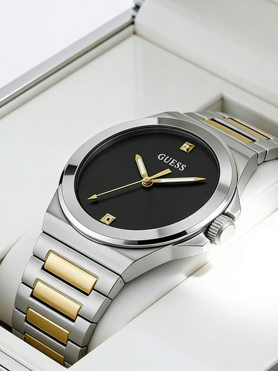 GUESS 시계 남성용 GW0833G3 럭셔리 투톤 스 - Smartwatch Guess 리뷰 및 가격