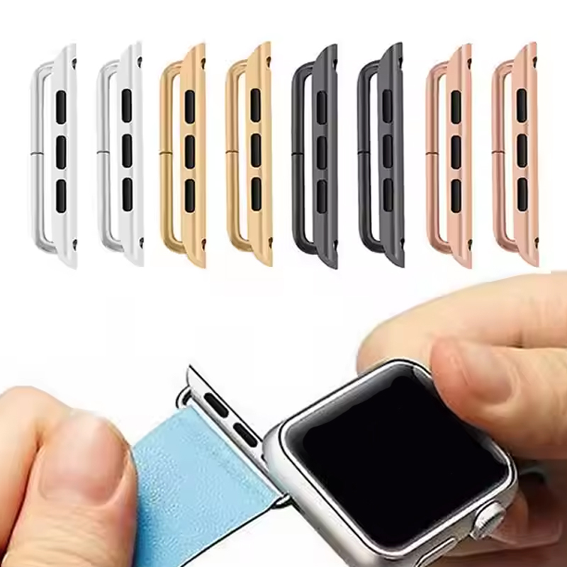 Apple Watch 용 2pcs 스테인레스 스틸 커넥 - Watch Band Connector 리뷰 및 가격