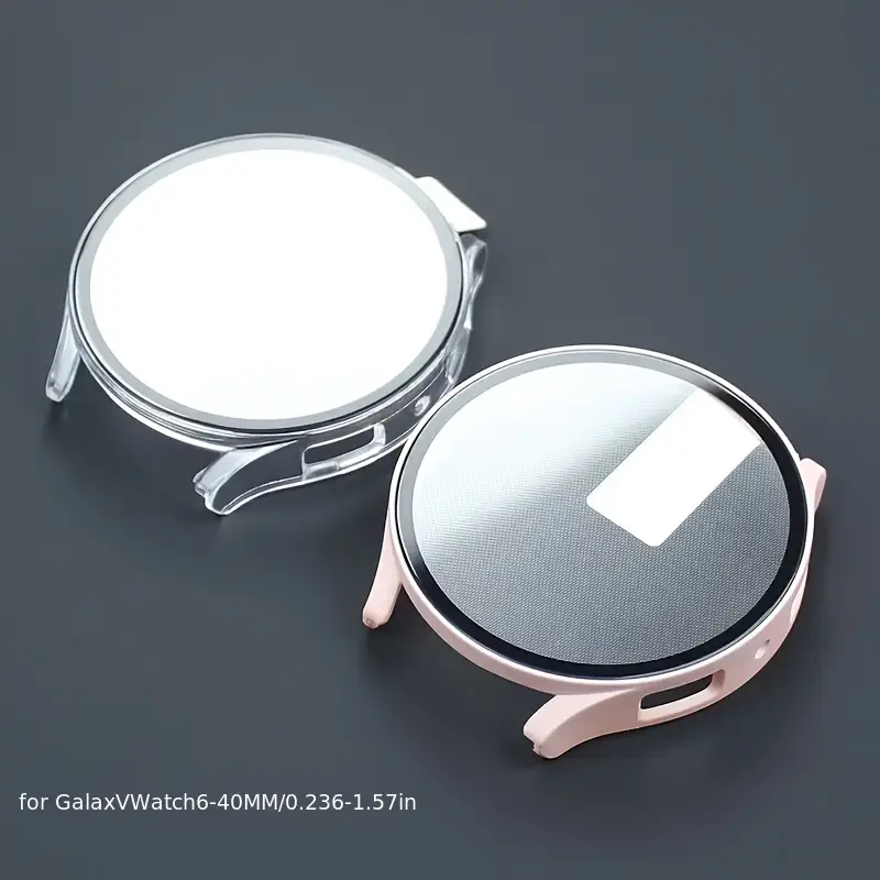 PC Case+Tempered Glass for Sam - Samsung Smartwatch Accessories 리뷰 및 가격