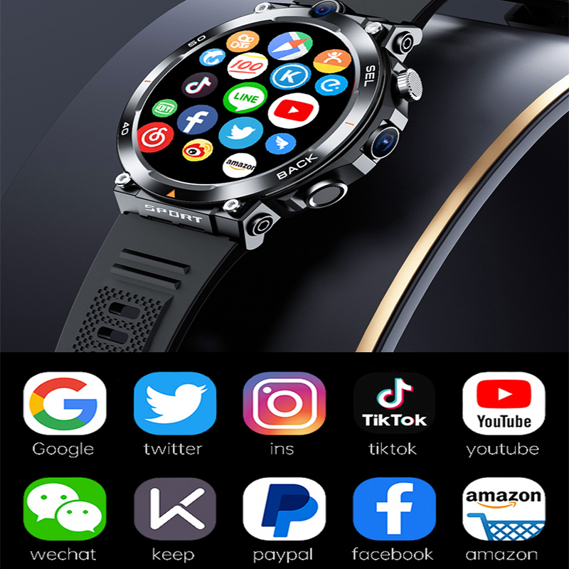 새로운 Google Play 1.39인치 4G 네트워크 - Smartwatch Id 리뷰 및 가격