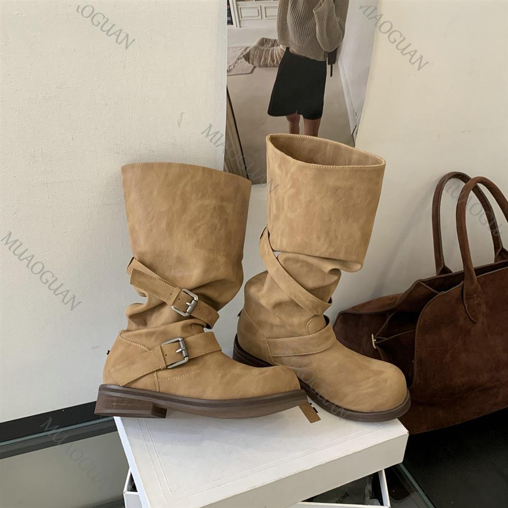 봄 가을 청키 힐 허벅지까지 오는 나이트 부츠 벨트 버 - Leather Classic Strap 리뷰 및 가격