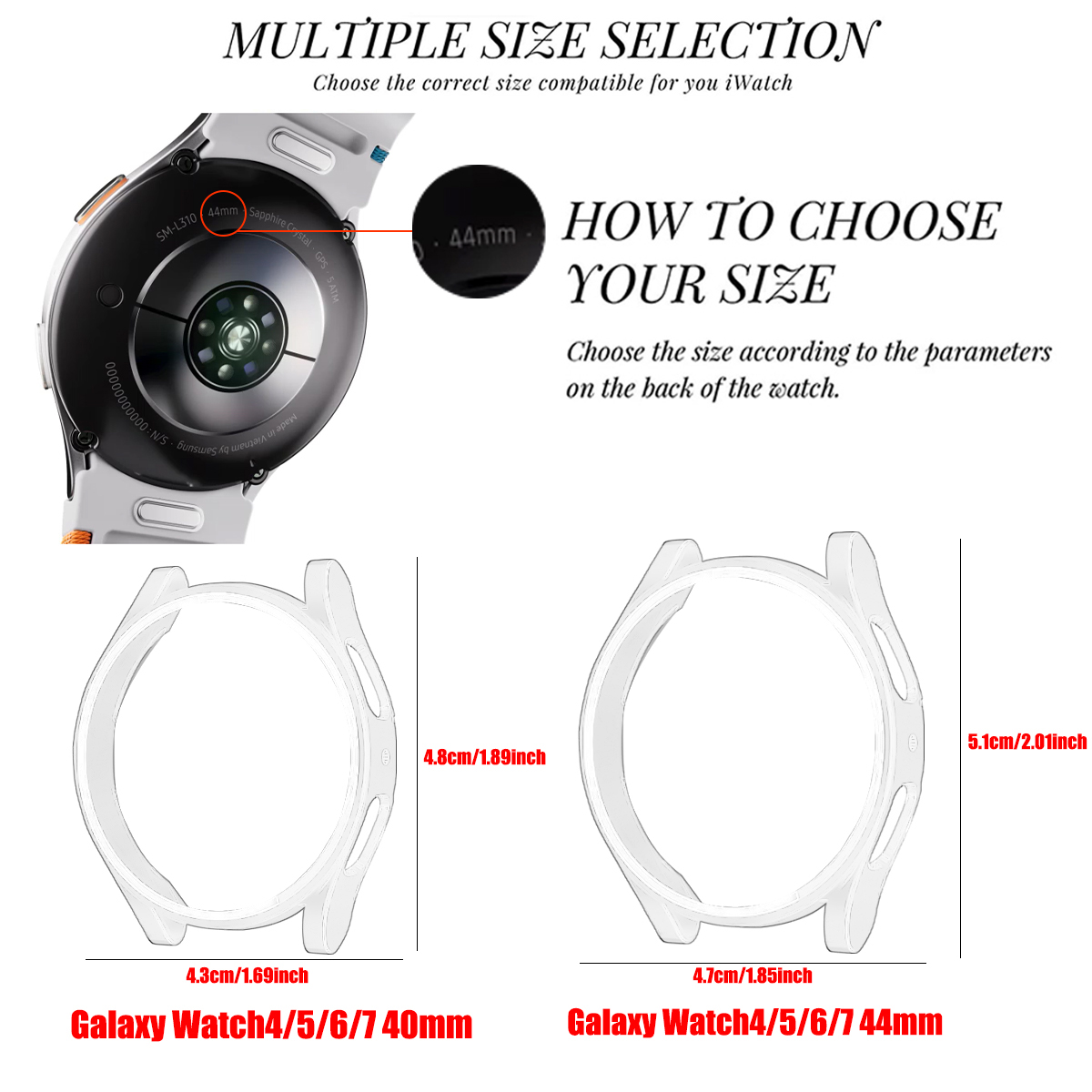 삼성 갤럭시 Watch7 용 블링 케이스 6 5 4 화 - Samsung Smartwatch Accessories 리뷰 및 가격
