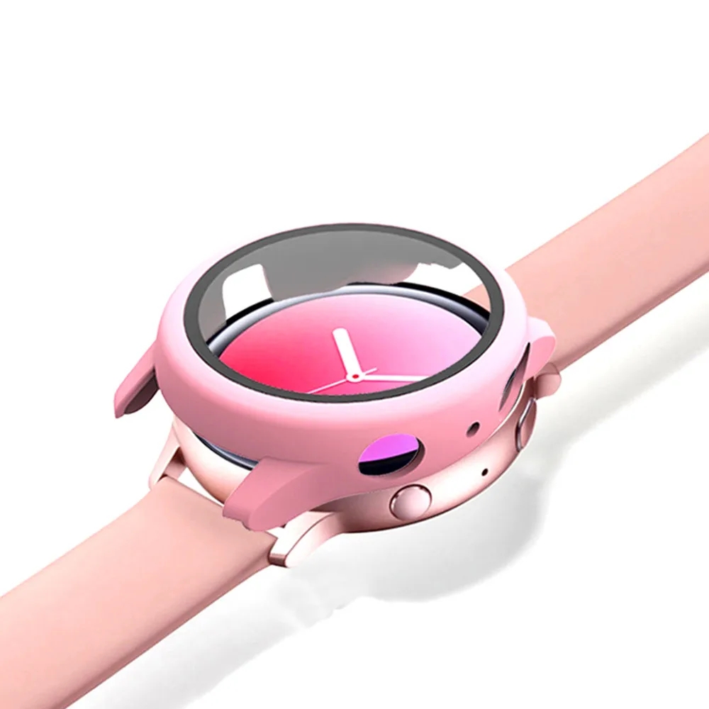 삼성 갤럭시 시계 활성 2에 대한 강화 유리 케이스 4 - Samsung Smartwatch Accessories 리뷰 및 가격