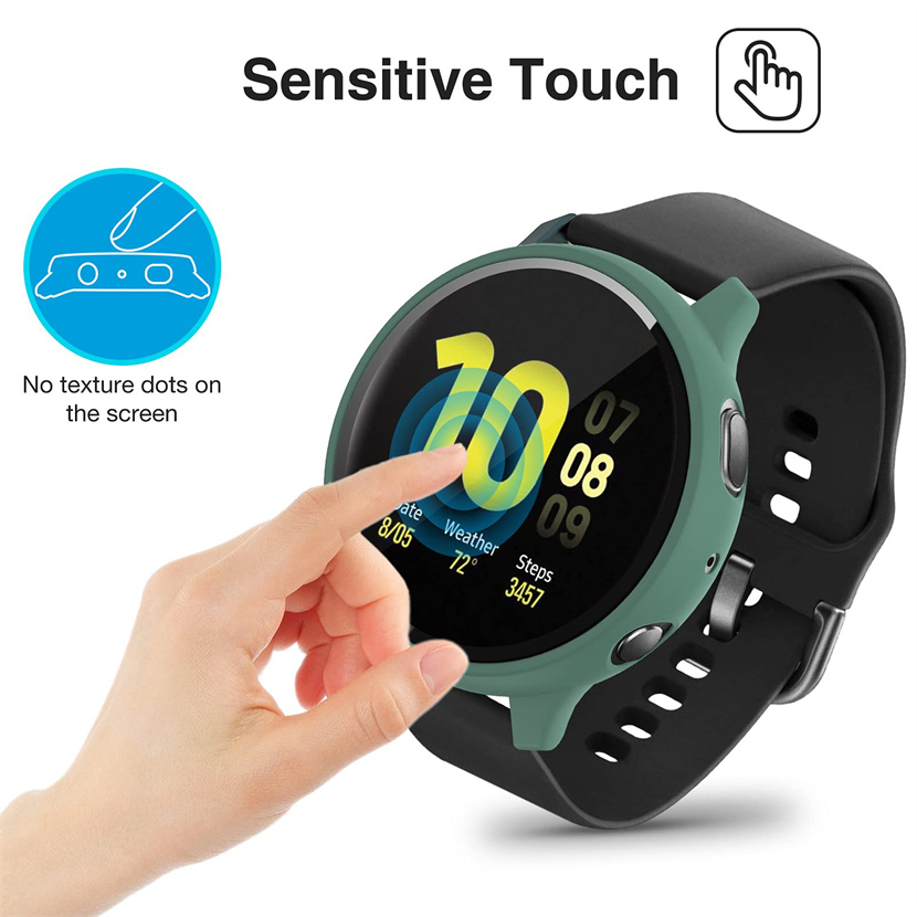 삼성 갤럭시 시계 활성 2에 대한 강화 유리 케이스 4 - Samsung Smartwatch Accessories 리뷰 및 가격