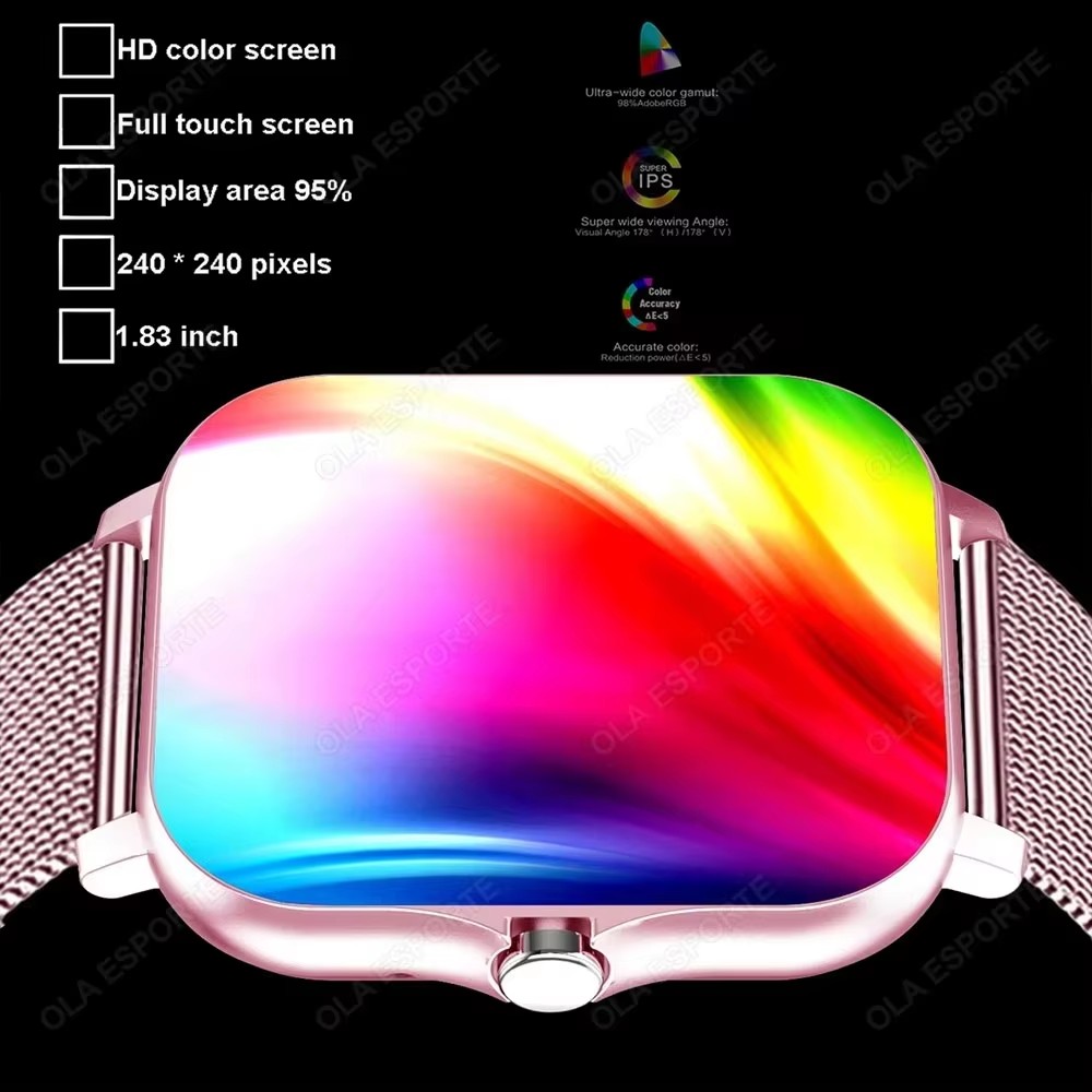 1.83인치 방수 스마트 시계(메시지 응답 통화 수면  - Smartwatch Store 리뷰 및 가격