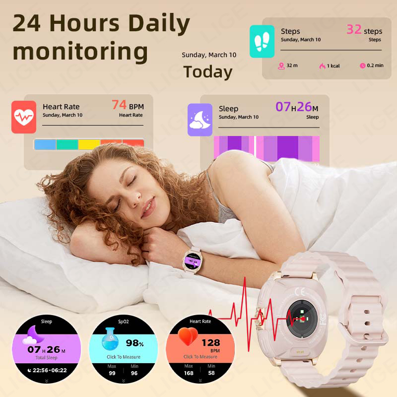 LIGE 2 in 1 TWS 헤드셋 스마트워치 1.53 - Smartwatch Headset 리뷰 및 가격