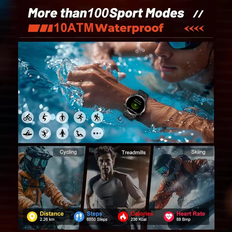 2026 새로운 군용 GPS 스포츠 스마트워치 남성용  - Smartwatch Store 리뷰 및 가격
