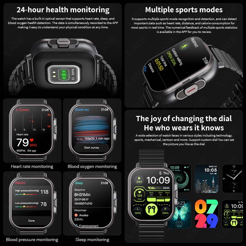 NFC 스마트워치 TWS 2-in-1 헤드셋 블루투스  - Smartwatch Headset 리뷰 및 가격