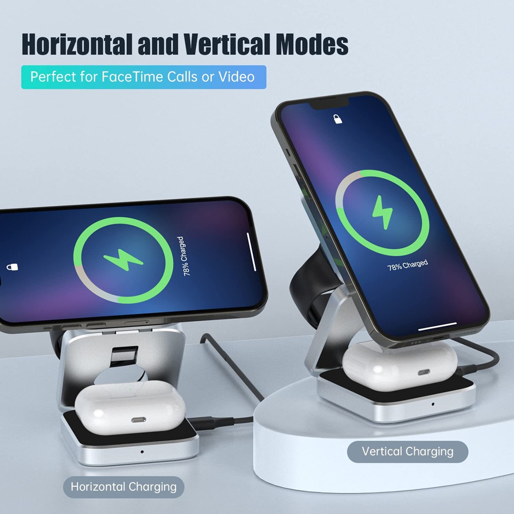 접이식 자기 무선 충전기 Samsung S25 S24  - Wireless Charger Watch 리뷰 및 가격