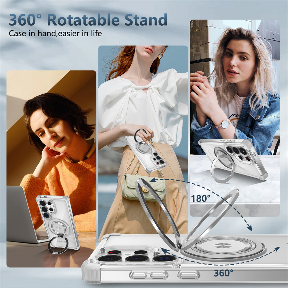 360 ° 회전식 마그네틱 무선 충전 스탠드 투명 폰  - Magnetic Charging Stand 리뷰 및 가격